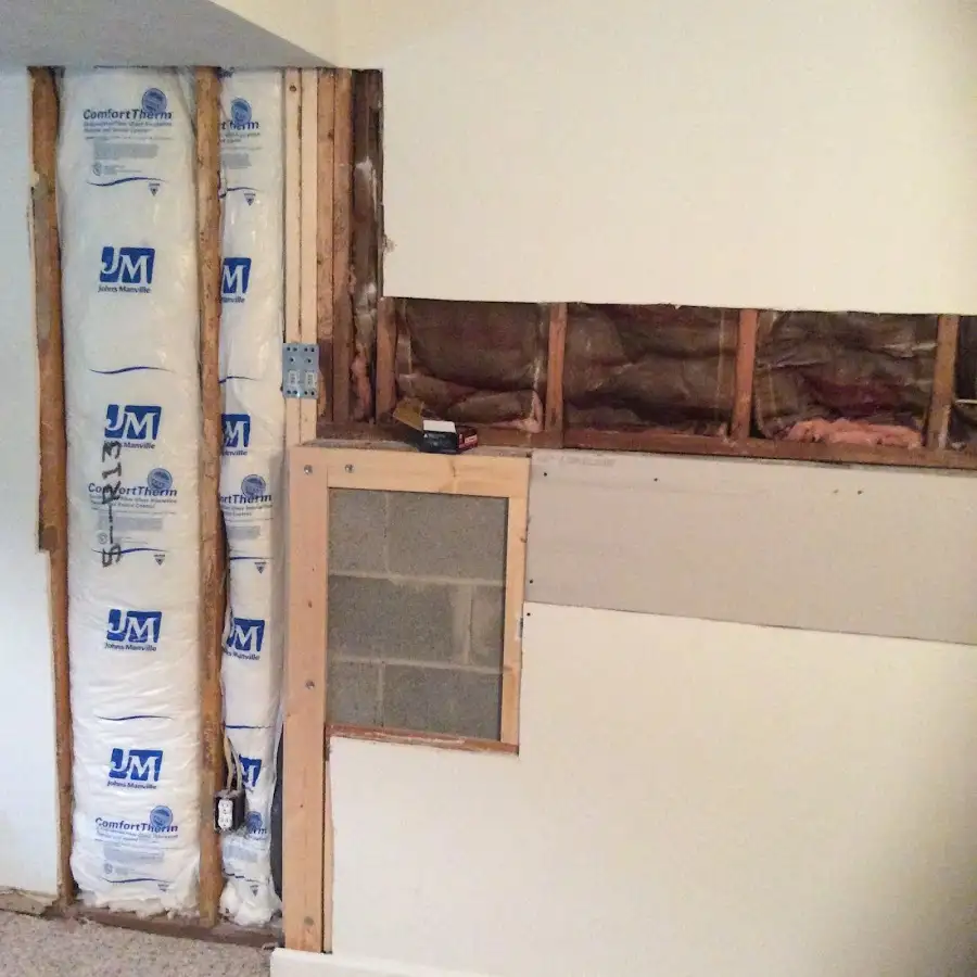Wall insulation replacement during Odor Removal & Deodorization in Augusta